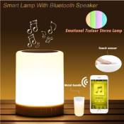 Lampe portable à puce sans fil Smart Control Color Changing haut-parleurs Bluetooth
