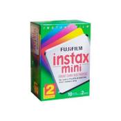 Fujifilm Instax Mini - pellicule couleur à développement instantané - ISO 800 - 10 - 2 cassettes