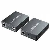 PW-DT237K Rallonge USB HDMI KVM - Transmission sur