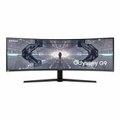 SAMSUNG ODYSSEY G9 49'' Ecran PC Gaming Incurvé 1000R, Dalle VA 49", Résolution DWQHD (5120 x 1440), 240 Hz, 1ms, GSYNC Compatible, AMD FreeSync Premi