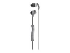 Skullcandy Agile - Écouteurs avec micro - intra-auriculaire - filaire - jack 3,5mm - gris, gris clair