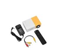 mini vidéoprojecteur de cinéma Maison avec HD 1080P HDMI / TF blanc jaune vendos85