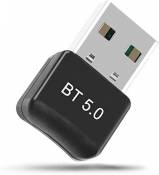 Adaptateur USB Bluetooth 5.0, Mini émetteur récepteur de dongle USB Bluetooth pour PC, écouteurs, Ordinateur Portable, Clavier, Souris, imprimante, Co
