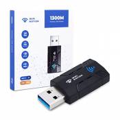 WiFi Nation® Dongle WiFi 1300 Mbps Adaptateur WiFi