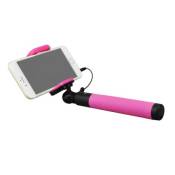 Selfie Stick Perche Rose pour iOS ou Android