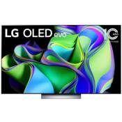 TV OLED Evo LG OLED77C3 195 cm 4K UHD Smart TV Noir et Argent
