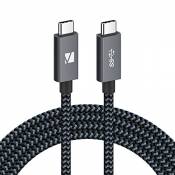 IVANKY Câble USB C vers USB C 3.2 Gen2×2, Câble