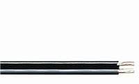 MANAX® Câble d'enceinte Premium en cuivre 2 x 0,75 mm² Noir 10 m