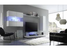 Ensemble meuble tv milano blanc 340 cm Azura-11394