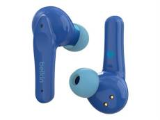 Belkin SoundForm Nano for Kids - Écouteurs sans fil avec micro - intra-auriculaire - Bluetooth - bleu