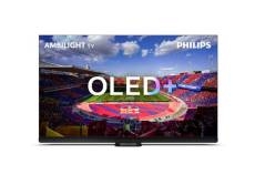 TV OLED Philips 65OLED908 164 cm Ambilight 4K UHD Android TV Argent