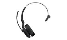 Jabra Evolve2 55 UC Mono - Micro-casque - sur-oreille - Bluetooth - sans fil - Suppresseur de bruit actif - USB-C - noir - avec support de chargement