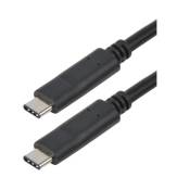 CORDON USB 3.1 GEN 1 - C M/M - 3A - noir - 2 m ERARD