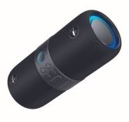 Enceinte sans fil Bluetooth avec Sangle LEDWOOD XTREME 180 - Haut-Parleur sans Fil avec LED Lumières pulsées- Son Puissant - AUX - Port USB - Radio FM