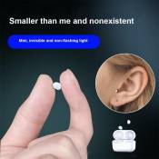 GUPBOO Casque Bluetooth invisible sans fil TWS, x6 mini écouteurs intra-auriculaires sans douleur, micro et double casque avec