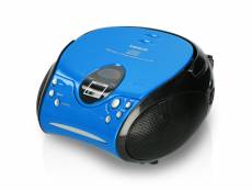 Radio portable avec lecteur cd lenco bleu-noir SCD-24