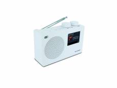 Metronic radio numérique dab+ et fm rds avec écran couleur - blanc477252