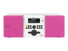 TechniSat DigitRadio 305 Schlagerparadies Edition - Radio DAB - 10 Watt (Totale) - blanc, rose