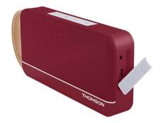 Thomson WS02 - Haut-parleur - pour utilisation mobile - sans fil - Bluetooth, NFC - rouge métallique