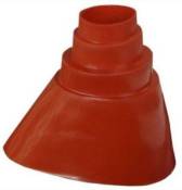Manchon en Caoutchouc rouge pour mât d'antenne de diamètre 48-60mm – toit, tuile