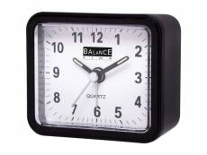 Balance | alarm clock | analogue | black