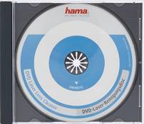 Hama 116200 Nettoyeur de Lentille Laser DVD "Deluxe", Bleu, 1,3 cm*22,5 cm*15,0 cm