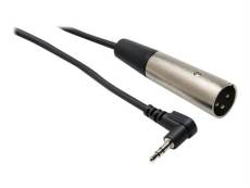 Hosa XVM-115M - Câble pour microphone - mini-phone stereo 3.5 mm mâle angle droit pour XLR3 mâle droit - 4.57 m - blindé