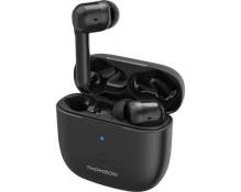 Thomson WEAR7811W Bluetooth Hi-Fi Écouteurs intra-auriculaires intra-auriculaire micro-casque, suppression du bruit, commande tactile noir