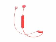 Sony wi-c300 rojo auriculares inalámbricos bluetooth nfc micrófono integrado con función manos libres Sony