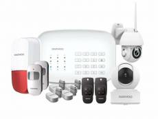 DAEWOO Pack Premium | Alarme Maison sans Fil WiFi/GSM connectée | Sirène extérieure | 2 Caméras | Compatible avec Amazon Alexa, l’Assistant Google SA6