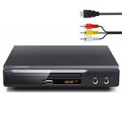HD Lecteur de DVD pour TV (Port HDMI/Peritel/AV, Entrée