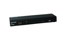 Real Cable HDS61 - Commutateur vidéo/audio - 6 x HDMI - de bureau