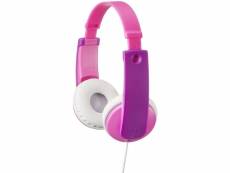 Casque audio pour enfant tinyphone rose et violet jvc ha-kd7-p-e nc
