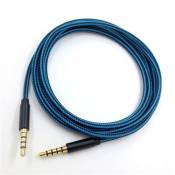 Câble audio pour casque Astro A10 A30 A40 Bleu&Noir