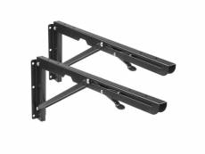 Wall-mounted folding shelf bracket mc-876