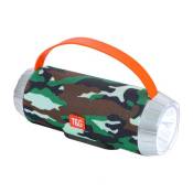 Enceinte Bluetooth T&G 501 Portable camouflage vert