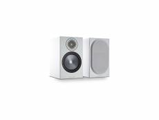 Enceinte monitor audio bronze 50 blanc vendues à la paire