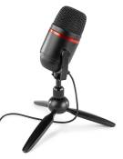 Power Dynamics PCM100 - Microphone Streaming avec Trépied - Noir