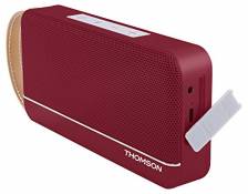 Thomson Enceinte Portable Bluetooth 12W Rouge métallisé