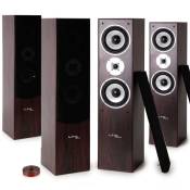 4 enceintes l766-wa ltc audio hifi/home-cinéma bass reflex 4x500w