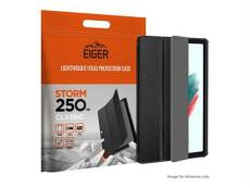 Eiger Storm 250M - Étui à rabat pour tablette - polycarbonate, polyuréthane - noir - pour Samsung Galaxy Tab A8