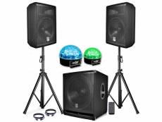 Pack sono complet bms1812 usb-bluetooth 2400w sub 18"