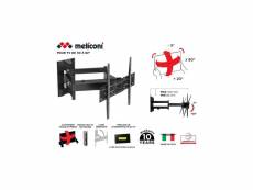 Meliconi 480867 support mural tv pantographe slim600 sdrp plus pour tv de 50 a 82 127-208 cm + cabl MEL8006023278732