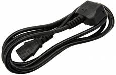 Pro Elec PE01057 Câble secteur UK vers IEC C13 Noir