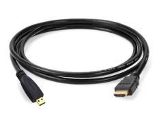 Câble HDMI-Micro-HDMI 3D Highspeed avec Ethernet (2 Mètre)