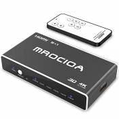MROCIOA Switch HDMI 4K 5 Entrées 1 Sortie Commutateur