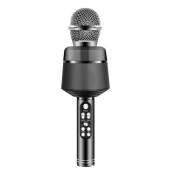 Karaoké Microphone sans fil intelligent noir