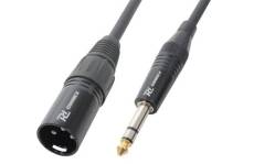 PD Connex Câble Audio Cordon XLR Mâle/Jack 6,35 Stéréo - 8m