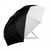 Westcott Parapluie Pliable Avec Couvert Noir Amovible 109 Cm Blanc (import Royaume Uni)