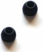 2pcs Medium Black Earbuds for Sony Active Style MDR-AS40EX
